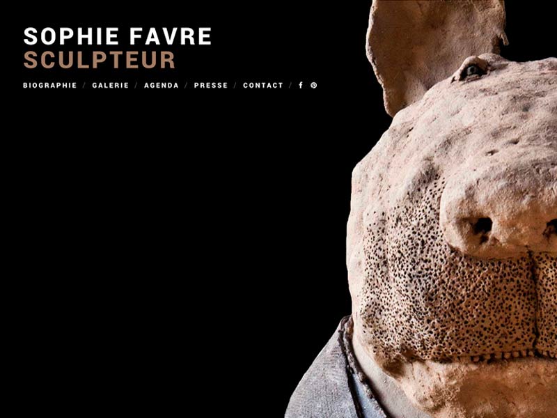 Web, site internet de l'artiste Sophie Favre